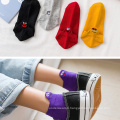Colorful style custom funny cotton cartoon women boat socks with factory price